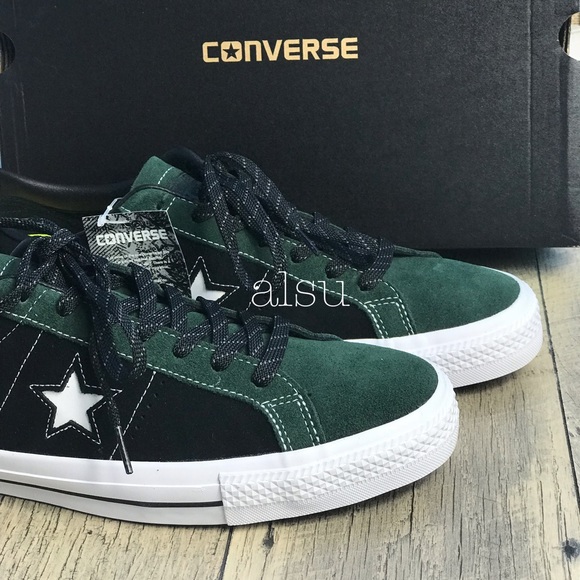 Converse Star Pro Suede OX Deep Emerald   Black M - Picture 5 of 6